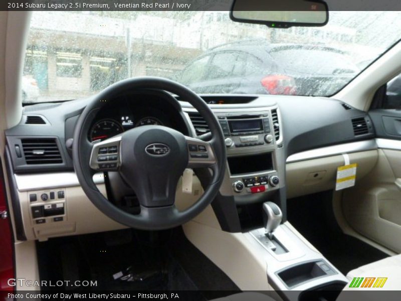 Venetian Red Pearl / Ivory 2014 Subaru Legacy 2.5i Premium
