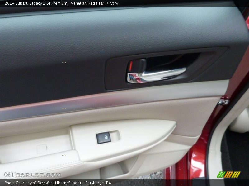 Venetian Red Pearl / Ivory 2014 Subaru Legacy 2.5i Premium