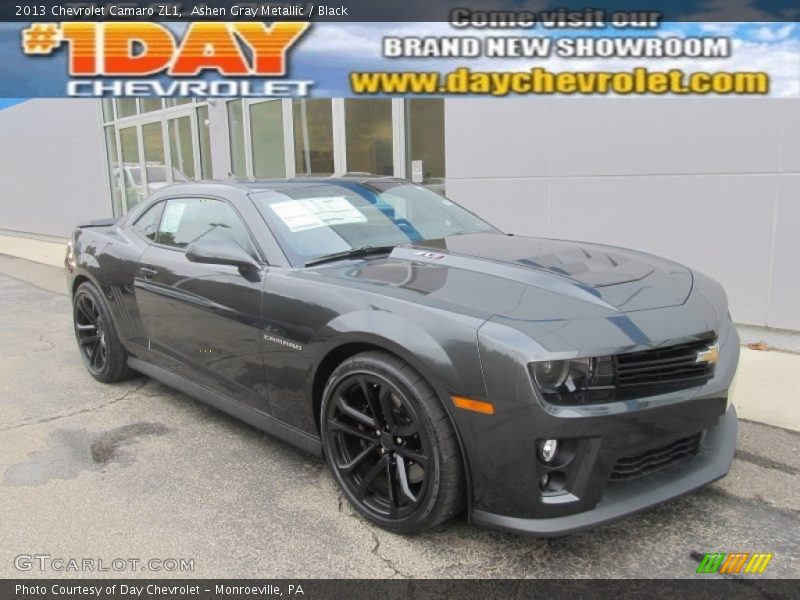 Ashen Gray Metallic / Black 2013 Chevrolet Camaro ZL1