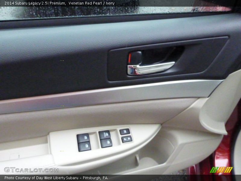 Venetian Red Pearl / Ivory 2014 Subaru Legacy 2.5i Premium