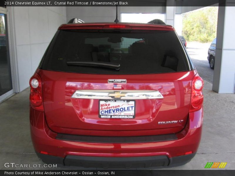 Crystal Red Tintcoat / Brownstone/Jet Black 2014 Chevrolet Equinox LT