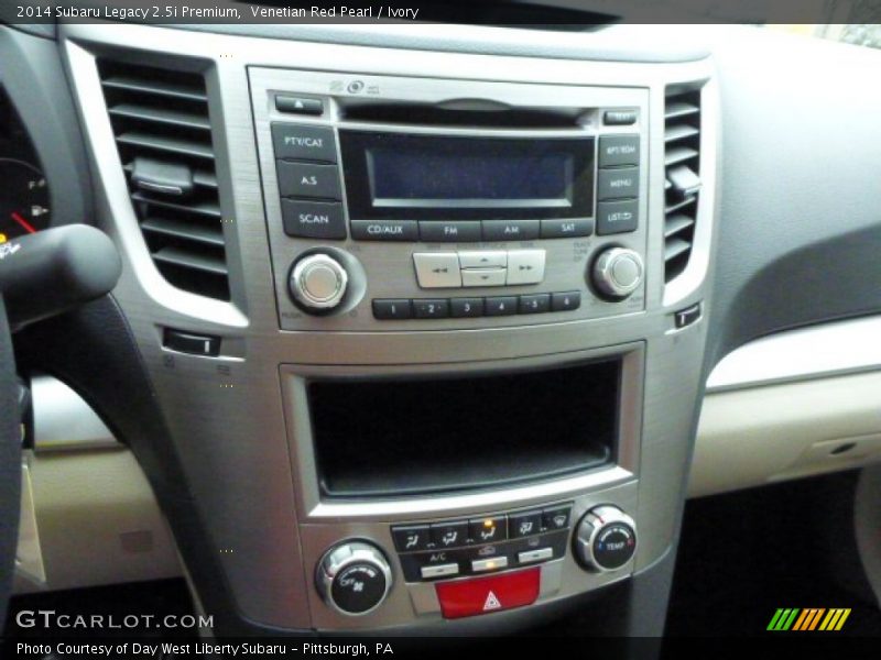 Venetian Red Pearl / Ivory 2014 Subaru Legacy 2.5i Premium