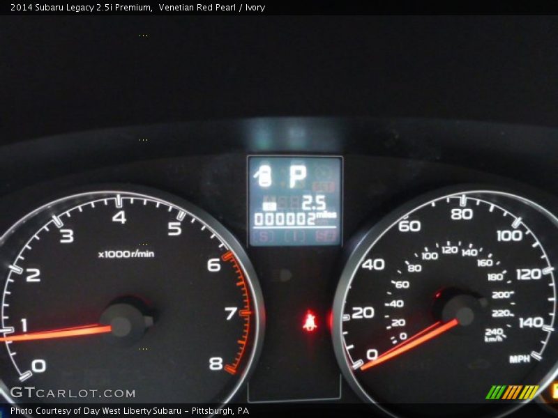 Venetian Red Pearl / Ivory 2014 Subaru Legacy 2.5i Premium