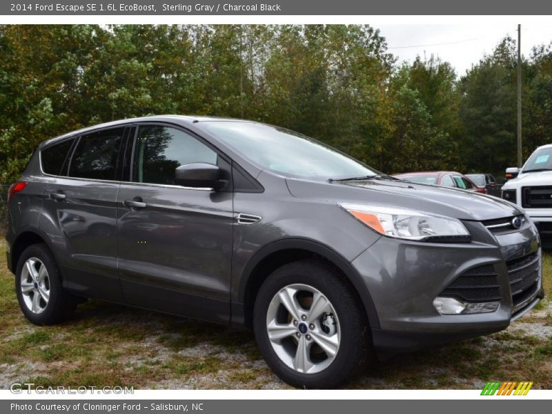 Sterling Gray / Charcoal Black 2014 Ford Escape SE 1.6L EcoBoost