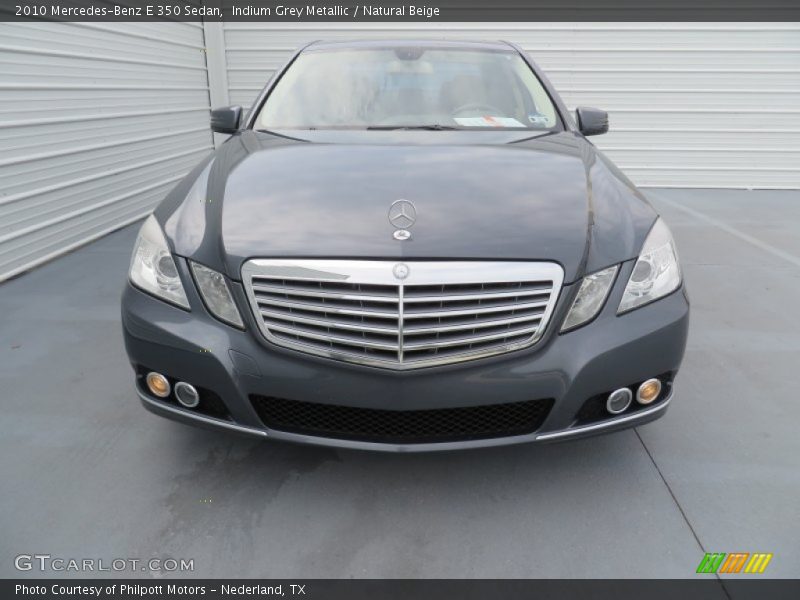 Indium Grey Metallic / Natural Beige 2010 Mercedes-Benz E 350 Sedan