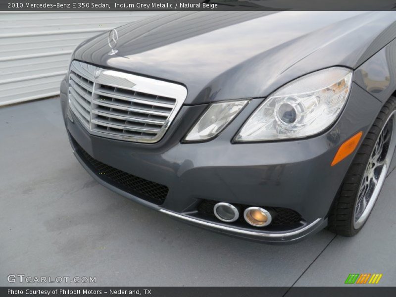 Indium Grey Metallic / Natural Beige 2010 Mercedes-Benz E 350 Sedan