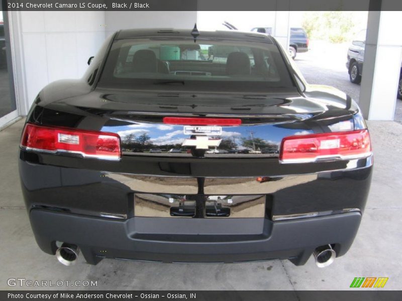 Black / Black 2014 Chevrolet Camaro LS Coupe