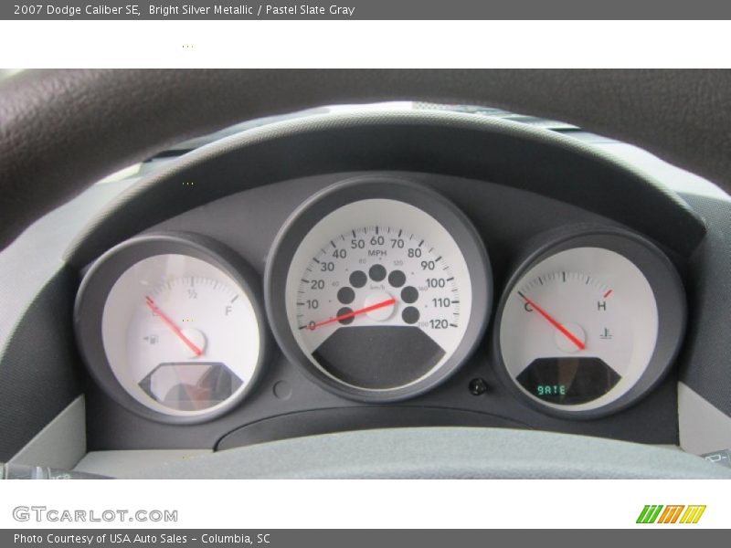 Bright Silver Metallic / Pastel Slate Gray 2007 Dodge Caliber SE