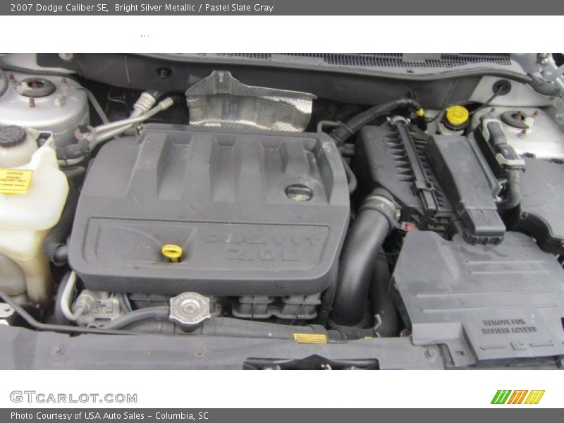 Bright Silver Metallic / Pastel Slate Gray 2007 Dodge Caliber SE