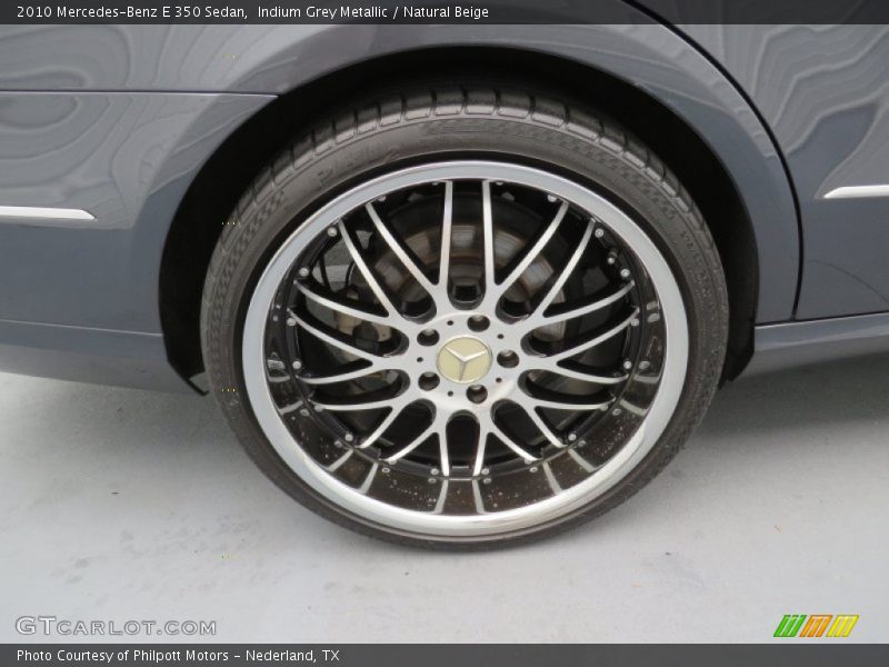 Indium Grey Metallic / Natural Beige 2010 Mercedes-Benz E 350 Sedan