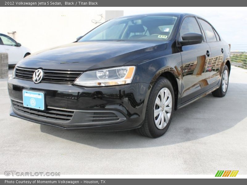 Black / Titan Black 2012 Volkswagen Jetta S Sedan