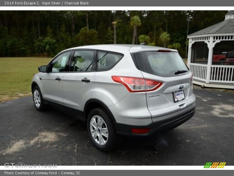 Ingot Silver / Charcoal Black 2014 Ford Escape S