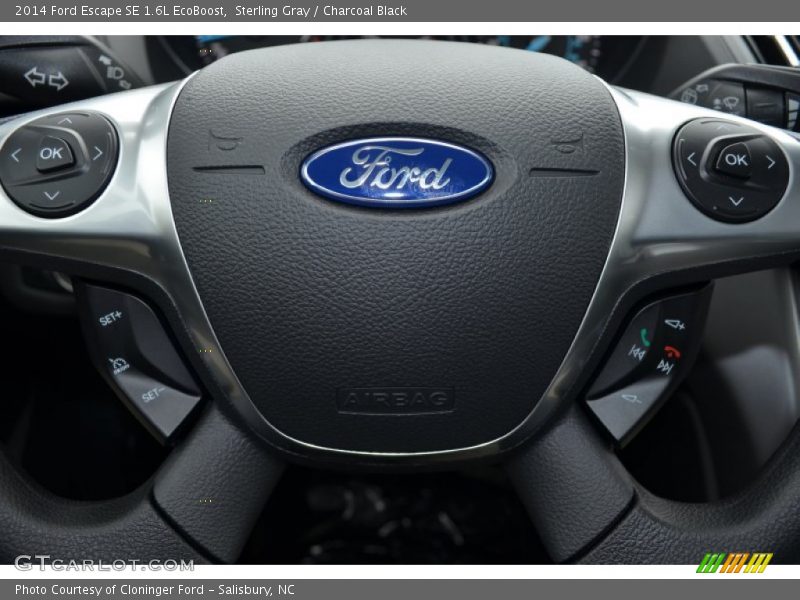 Sterling Gray / Charcoal Black 2014 Ford Escape SE 1.6L EcoBoost