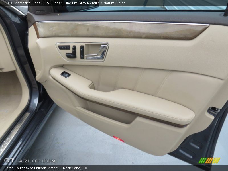 Indium Grey Metallic / Natural Beige 2010 Mercedes-Benz E 350 Sedan