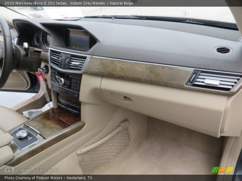 Indium Grey Metallic / Natural Beige 2010 Mercedes-Benz E 350 Sedan