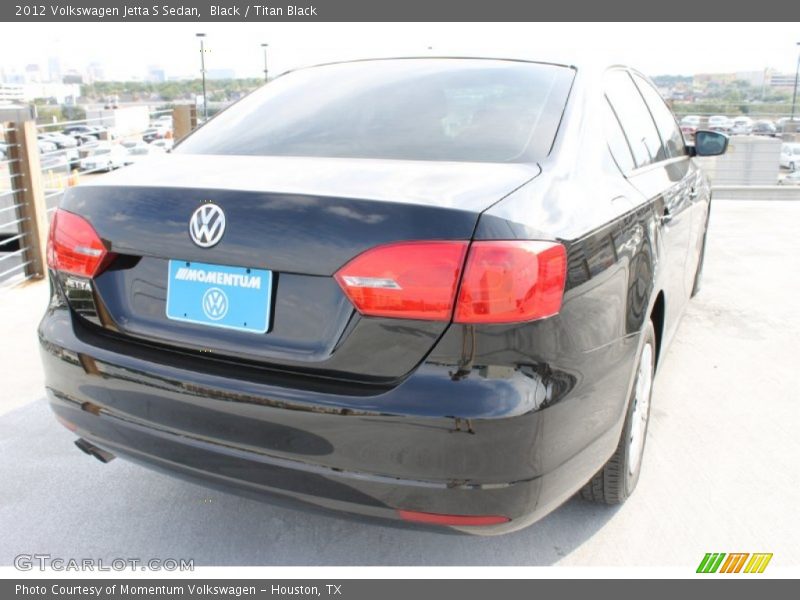 Black / Titan Black 2012 Volkswagen Jetta S Sedan