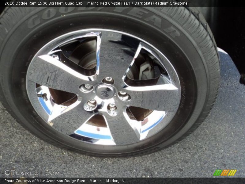 Inferno Red Crystal Pearl / Dark Slate/Medium Graystone 2010 Dodge Ram 1500 Big Horn Quad Cab