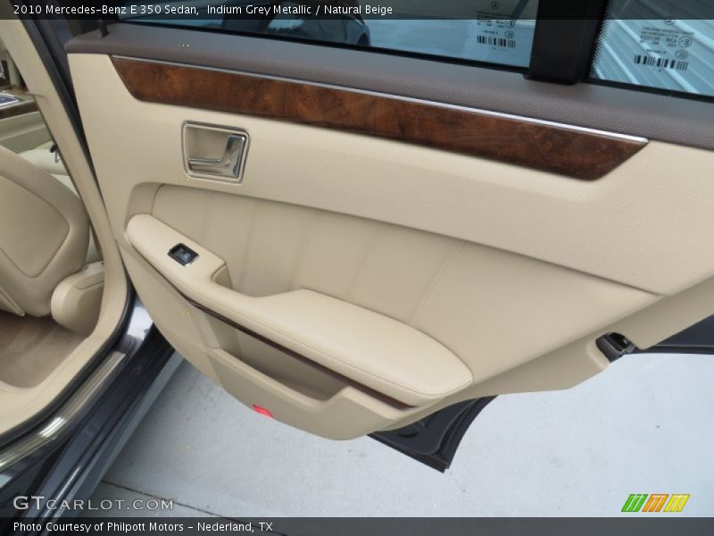 Indium Grey Metallic / Natural Beige 2010 Mercedes-Benz E 350 Sedan