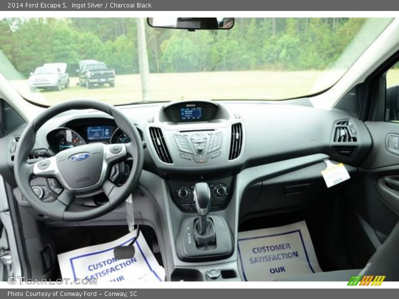Ingot Silver / Charcoal Black 2014 Ford Escape S