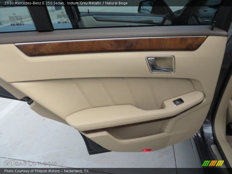 Indium Grey Metallic / Natural Beige 2010 Mercedes-Benz E 350 Sedan