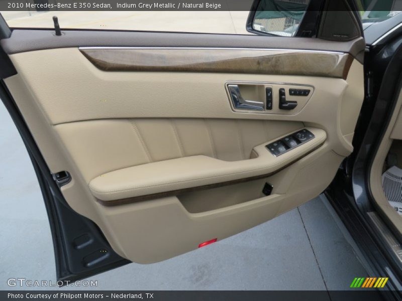 Indium Grey Metallic / Natural Beige 2010 Mercedes-Benz E 350 Sedan
