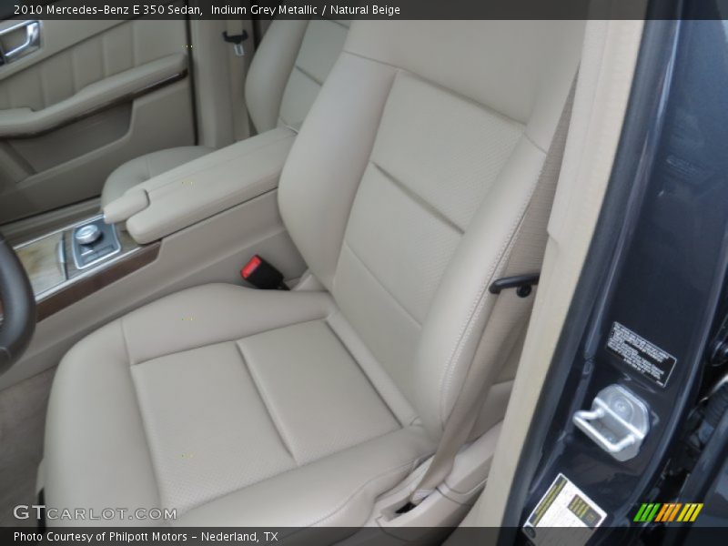 Indium Grey Metallic / Natural Beige 2010 Mercedes-Benz E 350 Sedan