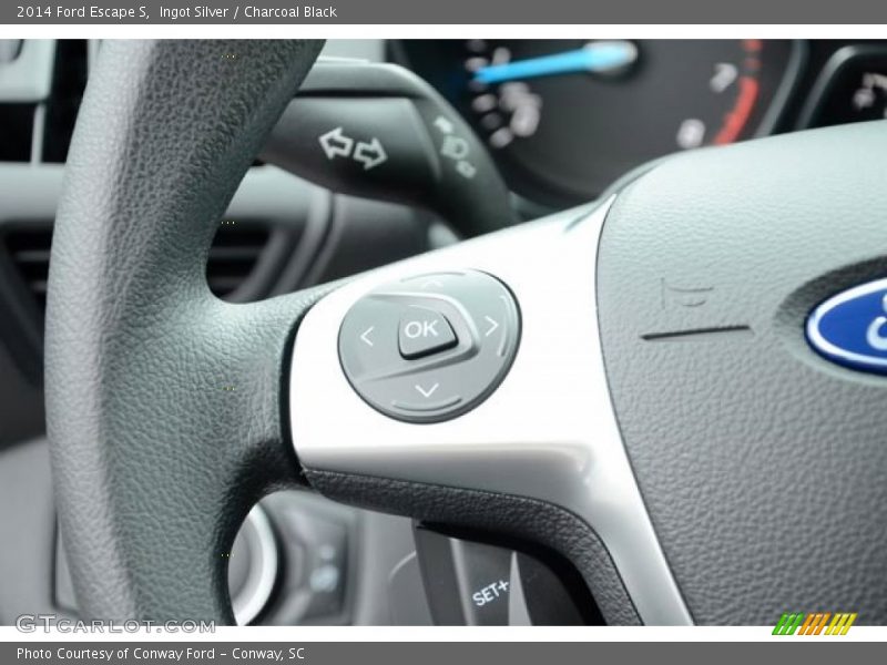 Ingot Silver / Charcoal Black 2014 Ford Escape S