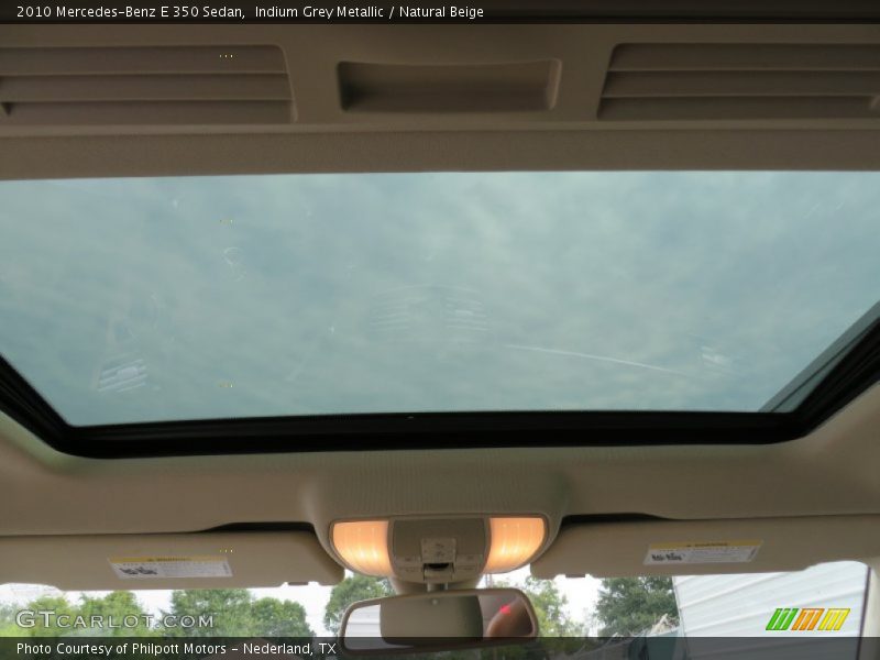 Indium Grey Metallic / Natural Beige 2010 Mercedes-Benz E 350 Sedan