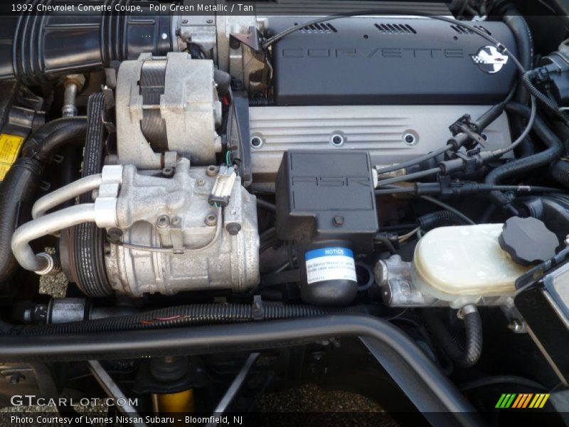  1992 Corvette Coupe Engine - 5.7 Liter OHV 16-Valve LT1 V8