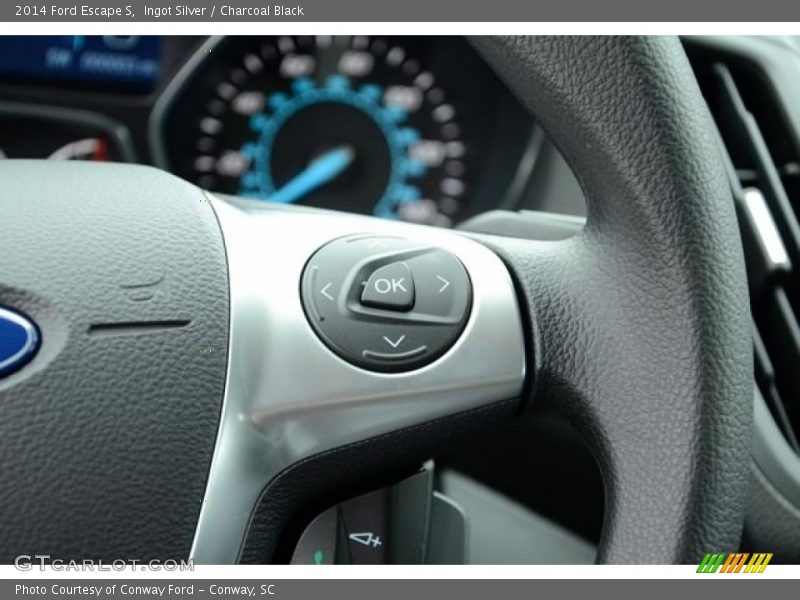 Ingot Silver / Charcoal Black 2014 Ford Escape S