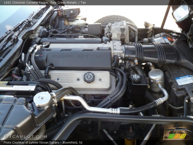  1992 Corvette Coupe Engine - 5.7 Liter OHV 16-Valve LT1 V8