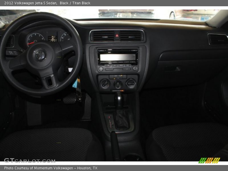 Black / Titan Black 2012 Volkswagen Jetta S Sedan