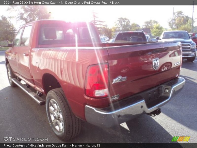 Deep Cherry Red Crystal Pearl / Black 2014 Ram 2500 Big Horn Crew Cab 4x4