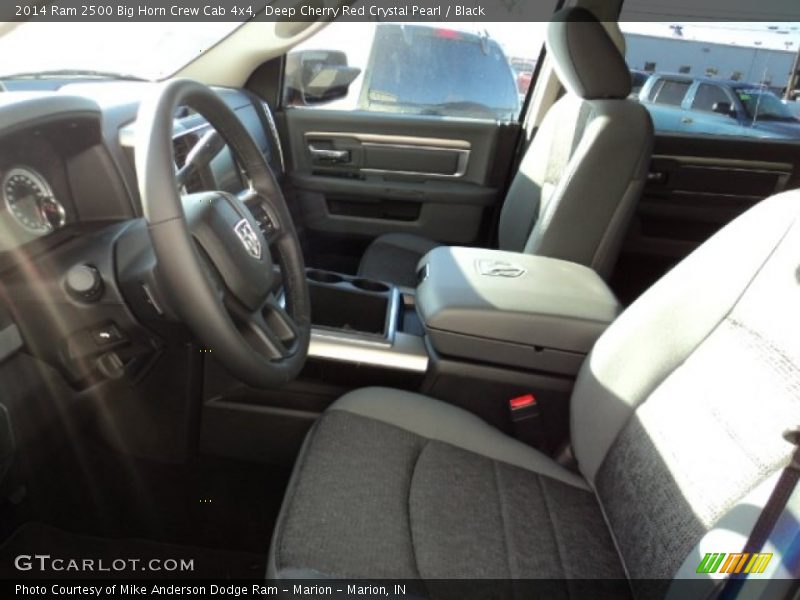 Front Seat of 2014 2500 Big Horn Crew Cab 4x4