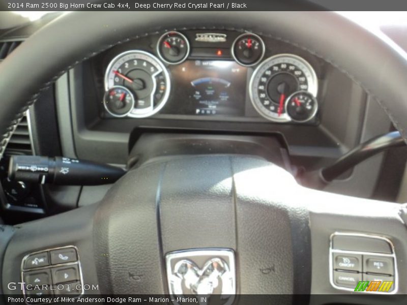 Deep Cherry Red Crystal Pearl / Black 2014 Ram 2500 Big Horn Crew Cab 4x4