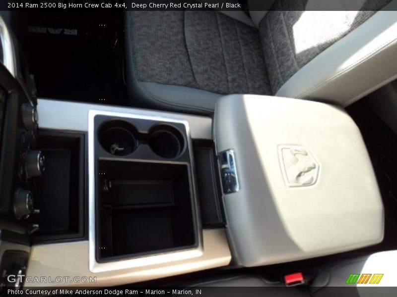 Deep Cherry Red Crystal Pearl / Black 2014 Ram 2500 Big Horn Crew Cab 4x4