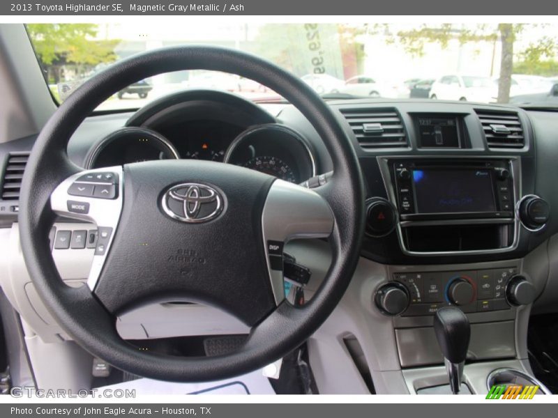 Magnetic Gray Metallic / Ash 2013 Toyota Highlander SE