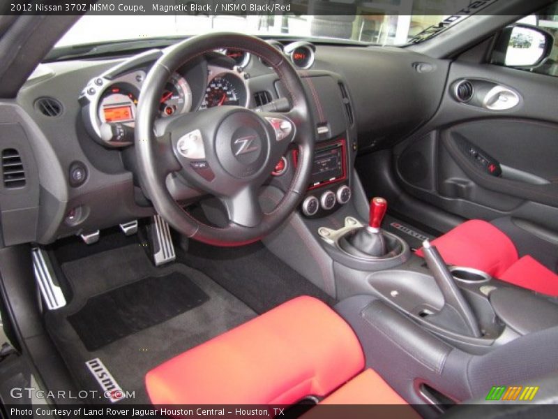 Magnetic Black / NISMO Black/Red 2012 Nissan 370Z NISMO Coupe