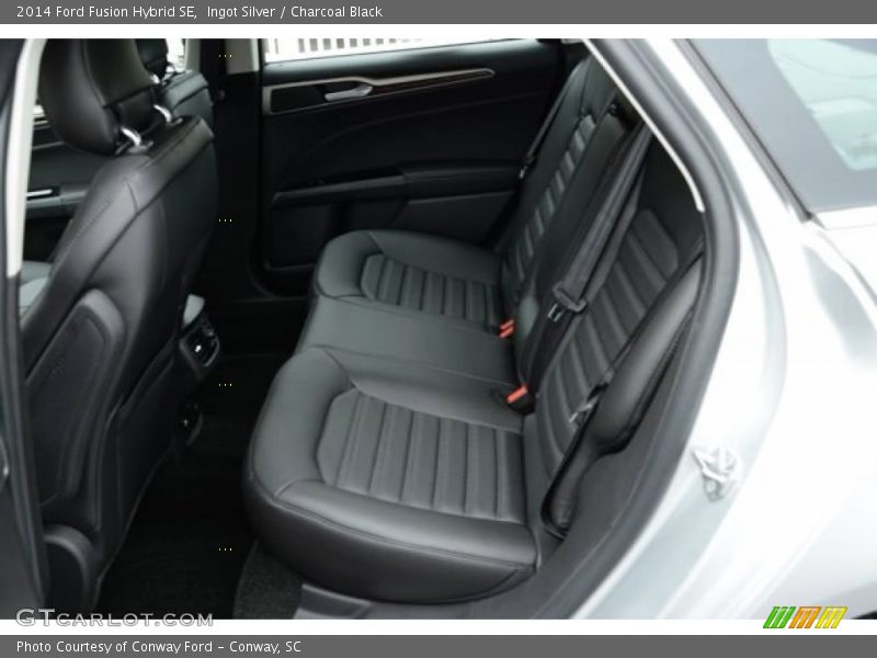 Ingot Silver / Charcoal Black 2014 Ford Fusion Hybrid SE