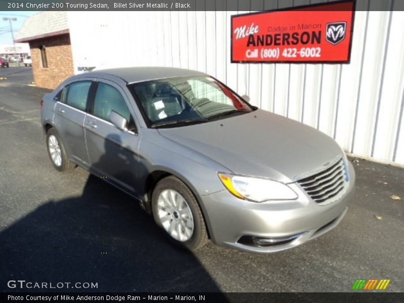 Billet Silver Metallic / Black 2014 Chrysler 200 Touring Sedan