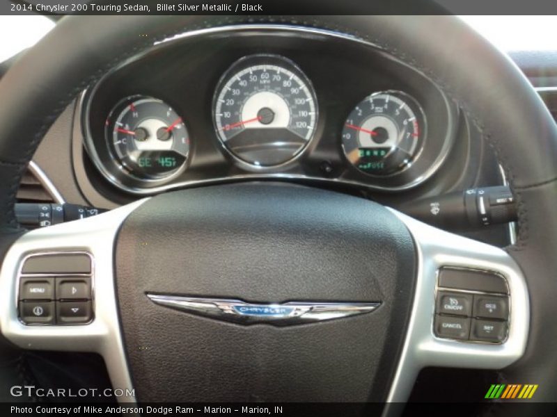 Billet Silver Metallic / Black 2014 Chrysler 200 Touring Sedan