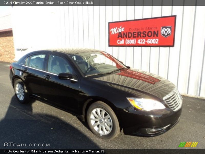 Black Clear Coat / Black 2014 Chrysler 200 Touring Sedan