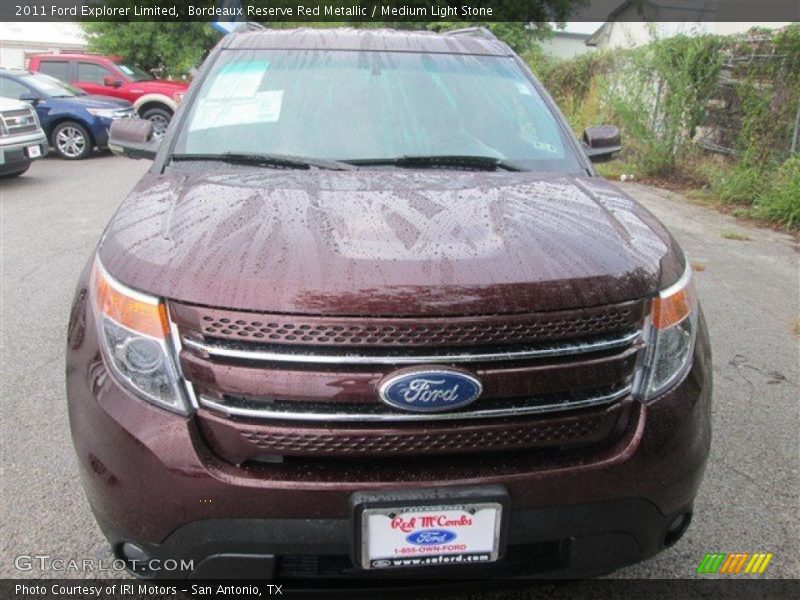 Bordeaux Reserve Red Metallic / Medium Light Stone 2011 Ford Explorer Limited