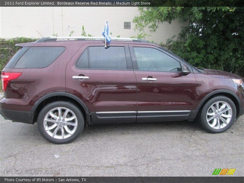 Bordeaux Reserve Red Metallic / Medium Light Stone 2011 Ford Explorer Limited