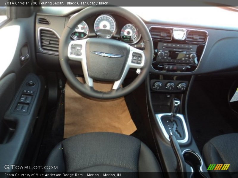 Black Clear Coat / Black 2014 Chrysler 200 Touring Sedan