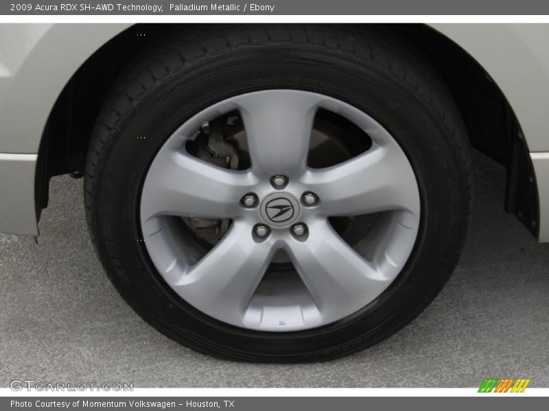 Palladium Metallic / Ebony 2009 Acura RDX SH-AWD Technology