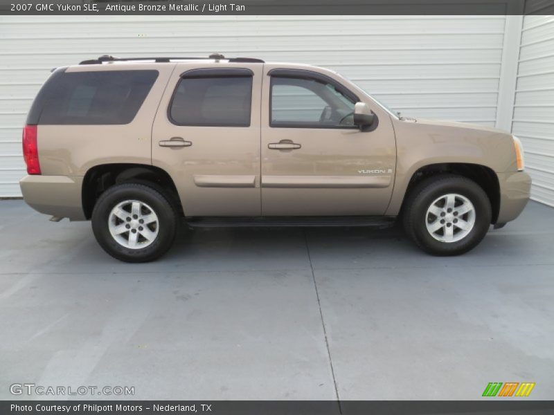 Antique Bronze Metallic / Light Tan 2007 GMC Yukon SLE