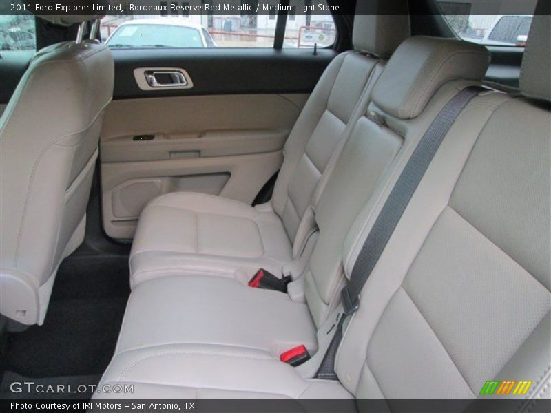 Bordeaux Reserve Red Metallic / Medium Light Stone 2011 Ford Explorer Limited