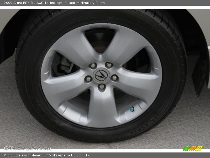 Palladium Metallic / Ebony 2009 Acura RDX SH-AWD Technology