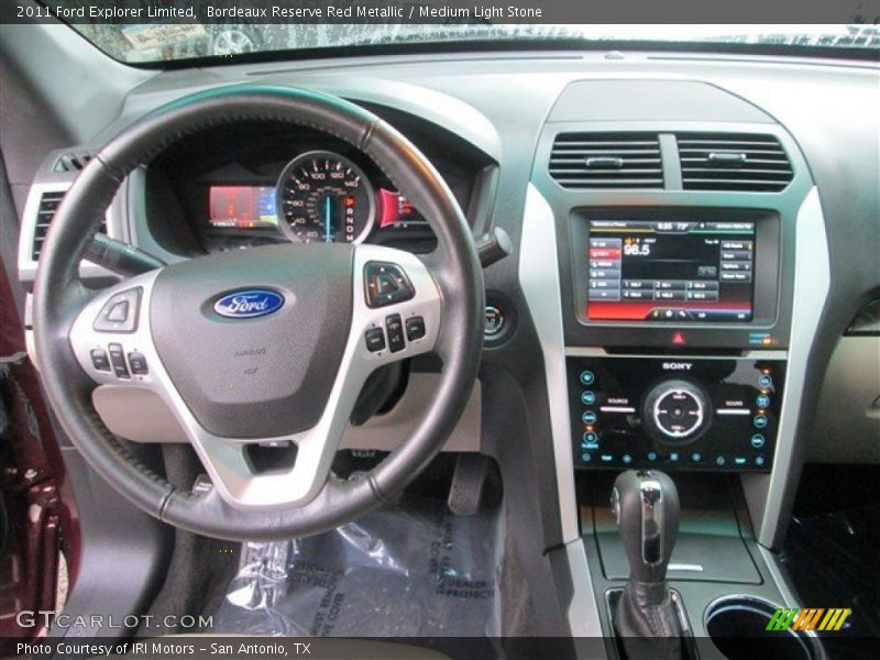 Bordeaux Reserve Red Metallic / Medium Light Stone 2011 Ford Explorer Limited